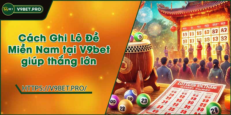 Cách Ghi Lô Đề Miền Nam tại V9bet giúp thắng lớn